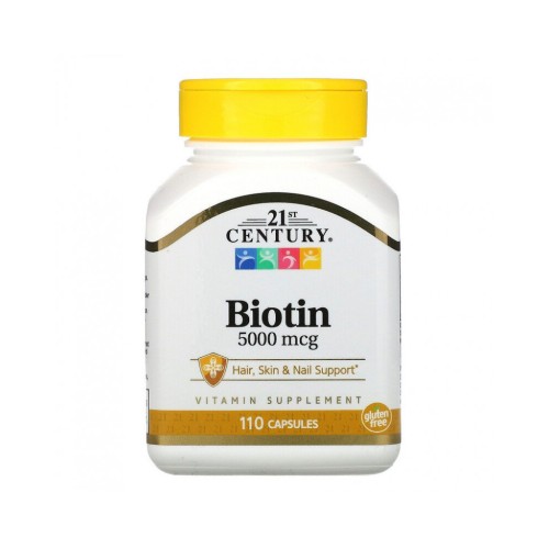 Биотин 5000 мкг 110 капсули / Biotin