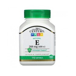 Натурален Витамин Е 268 мг (400 IU) 110 гел-капсули / Natural Vitamin E