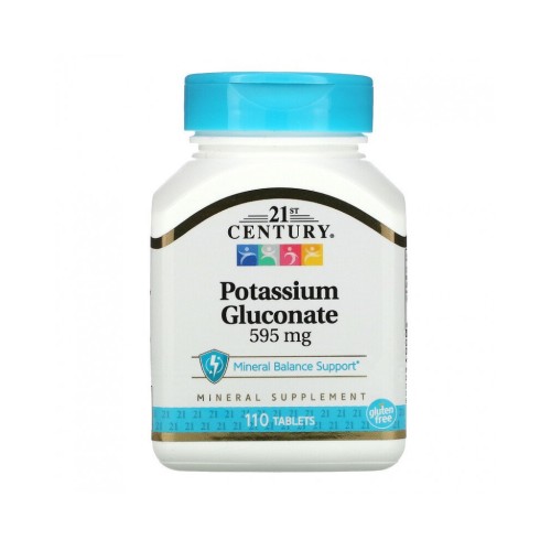 Калий глюконат 595 мг 110 таблетки / Potassium Gluconate