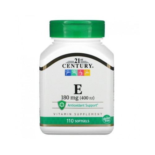 Витамин Е 180 мг (400 IU) 110 гел-капсули / Vitamin E