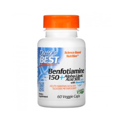 Бенфотиамин 150 мг + Алфа Липоева Киселина 300 мг 60 капсули / Benfotiamine + Alpha-Lipoic Acid