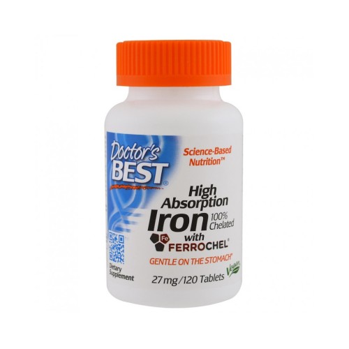 Желязо 27 мг 120 таблетки / High Absorption Iron