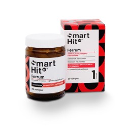 Смарт Хит IV Желязо 30 капсули / Smart Hit Ferrum Смарт Хит IV Желязо 30 капсули / Smart Hit Ferrum