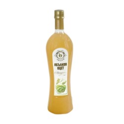 БИО ЯБЪЛКОВ ОЦЕТ 1 литър ЛИДИЯ / LIDIA BIO APPLE VINEGAR 1 L.