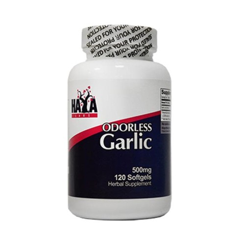 ХАЯ ЛАБС ЧЕСЪН (без мирис) дражета 500 мг. 120 броя / ODORLESS GARLIC ХАЯ ЛАБС ЧЕСЪН (без мирис) дражета 500 мг. 120 броя / ODORLESS GARLIC
