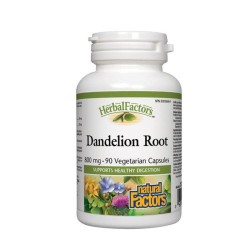 НАТУРАЛ ФАКТОРС ГЛУХАРЧЕ КОРЕН капсули 425 мг. 90 броя /  DANDELION ROOT