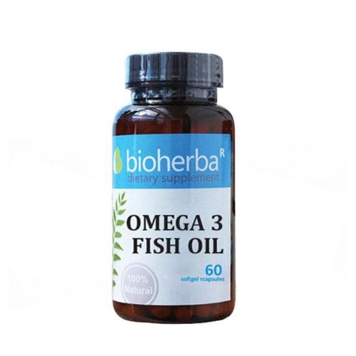 БИОХЕРБА ОМЕГА 3 капсули 1004 мг. 50 броя /  OMEGA 3 FISH OIL