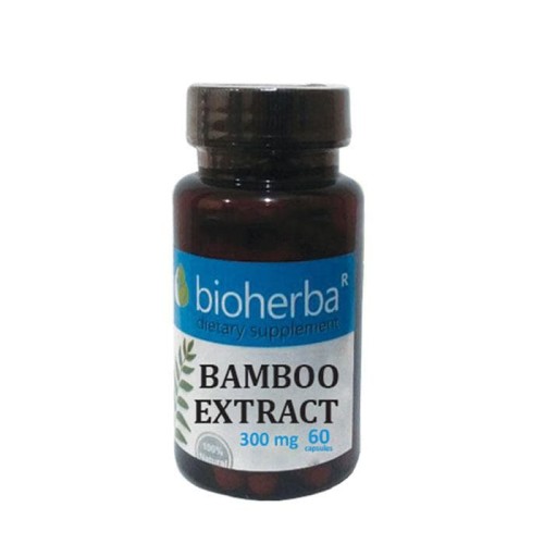 БИОХЕРБА ЕКСТРАКТ ОТ БАМБУК капсули 300 мг. 60 броя /  BAMBOO EXTRACT