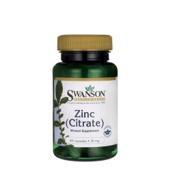 СУОНСЪН ЦИНК (ЦИТРАТ) капсули 30 мг. 60 броя /  ZINC CITRATE capsules 30 mg. 60