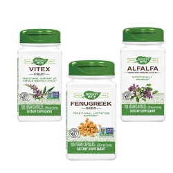 БЮСТ МАКС КОМПЛЕКТ ЗА ЕСТЕСТВЕНО УГОЛЕМЯВАНЕ НА ГЪРДИТЕ капсули / NATURES WAY BUST MAX FORMULA SET capsules