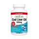 МАСЛО ОТ ЧЕРЕН ДРОБ НА ТРЕСКА капсули 550 мг. 120 броя /  COD LIVER OIL