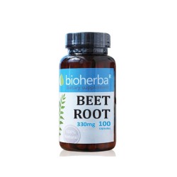 ЧЕРВЕНО ЦВЕКЛО БИОХЕРБА капсули 330 мг. 100 броя /  BEET ROOT