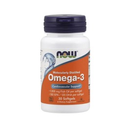 НАУ ФУДС ОМЕГА 3 дражета 1000 мг. 30 броя /  OMEGA 3