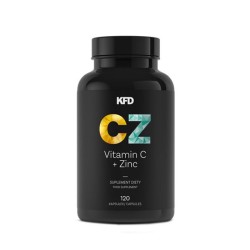 ВИТАМИН Ц + ЦИНК КФД НУТРИШЪН капсули 120 броя /  VITAMIN C + ZINC