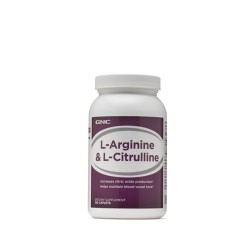 L-АРГИНИН 500 мг. + L-ЦИТРУЛИН 500 мг. каплети 120 броя /  L-ARGININE + L-CITRULLINE