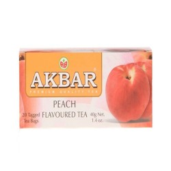 ЧАЙ АКБАР ЧЕРЕН ПРАСКОВА ФИЛТЪР 20 броя /  PEACH FLAVOURED BLACK TEA
