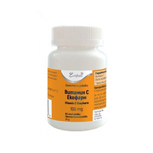 ВИТАМИН C таблетки 100 мг. 80 броя / ECOPHARM VITAMIN C