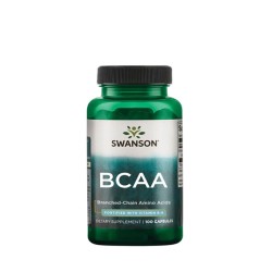 СУОНСЪН BCAA АМИНОКИСЕЛИНИ С РАЗКЛОНЕНА ВЕРИГА капсули 100 броя /  BCAA