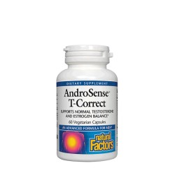 НАТУРАЛ ФАКТОРС АНДРОСЕНС Т-КОРЕКТ капсули 60 броя /  ANDROSENSE T-CORRECT