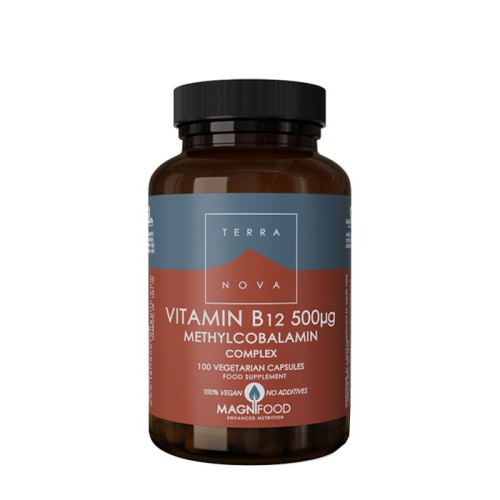 ВИТАМИН B12 капсули 500 мкг. 100 броя /  VITAMIN B12