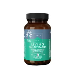 МУЛТИВИТАМИНИ ЗА ДЕЦА ОТ 4 ДО 12 ГОДИНИ капсули 50 броя /  GREEN CHILD LIVING MULTIVITAMIN FOR CHILDREN AGES