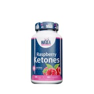 ХАЯ ЛАБС МАЛИНОВИ КЕТОНИ капсули 500 мг. 100 броя /  RASPBERRY KETONES