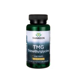 СУОНСЪН TMG ТРИМЕТИЛГЛИЦИН капсули 500 мг. 90 броя /  TRIMETHYLGLYCINE