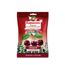 КАРМОЛИС БОНБОНИ С МЕД И ВИТАМИН C С ВКУС НА ЧЕРЕША 75 гр. / CARMOLIS CANDIES HONEY AND VITAMIN C WITH CHERRY FLAVOUR