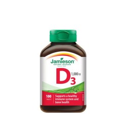 ДЖЕЙМИСЪН ВИТАМИН D3 таблетки 1000 UI 100 броя / JAMIESON VITAMIN D3