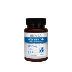 БИОВЕА ВИТАМИН B12 МЕТИЛКОБАЛАМИН сублингвални таблетки 1000 мкг. 100 броя /  VITAMIN B12 METHYLCOBALAMIN
