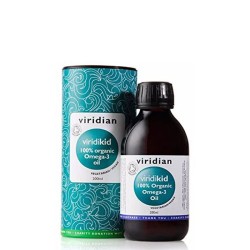 ОМЕГА-3 100 % ОРГАНИЧНО МАСЛО ЗА ДЕЦА 200 мл. / VIRIDIAN VIRIDKID ORGANIC OMEGA-3 OIL