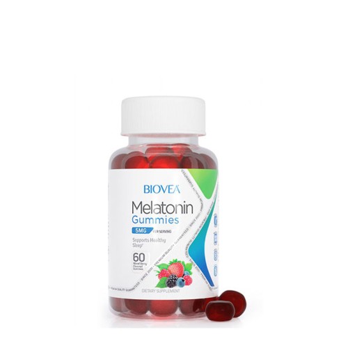 БИОВЕА МЕЛАТОНИН желирани таблетки 5 мг. 60 броя /  MELATONIN