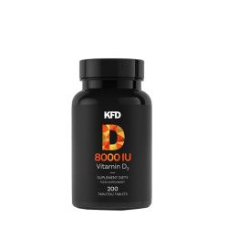 ВИТАМИН D3 8000 IU КФД НУТРИШЪН таблетки 200 броя /  VITAMIN D3 8000 IU