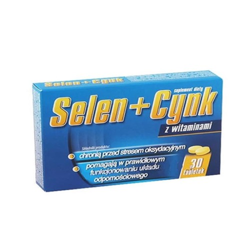 СЕЛЕН + ЦИНК таблетки 30 броя /  SELENIUM + ZINC