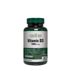 ВИТАМИН D3 1000IU таблетки 60 броя /  VITAMIN D3 1000 IU