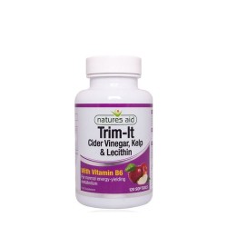 ТРИМ-ИТ ФОРМУЛА ЗА ПОДДЪРЖАНЕ НА МЕТАБОЛИЗМА капсули 120 броя /  TRIM - IT (CIDER VINEGAR, KELP, LECITHIN & VITAMIN B6)