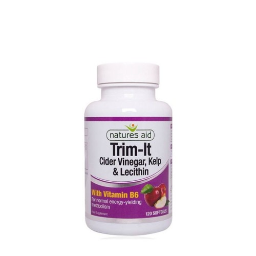ТРИМ-ИТ ФОРМУЛА ЗА ПОДДЪРЖАНЕ НА МЕТАБОЛИЗМА капсули 120 броя /  TRIM - IT (CIDER VINEGAR, KELP, LECITHIN & VITAMIN B6)