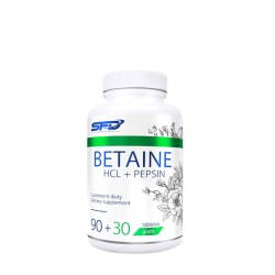 БЕТАИН HCL + ПЕПСИН СФД НУТРИШЪН таблетки 120 броя /  BETAINE HCL + PEPSIN