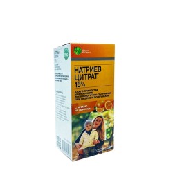 НАТРИЕВ ЦИТРАТ сироп 15% 109 мл. / NATRIUM CITRICUM syrup