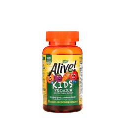 АЛАЙВ МУЛТИВИТАМИНИ ЗА ДЕЦА ПРЕМИУМ желирани таблетки 90 броя /  ALIVE MULTIVITAMIN KIDS PREMIUM gummies