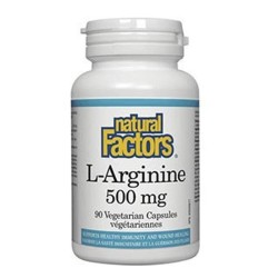 НАТУРАЛ ФАКТОРС L - АРГИНИН капсули 90 броя / L - ARGININE
