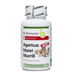 ГЪБА АГАРИКУС БЛАЗЕЙ 30% ЕКСТРАКТ капсули 300 мг. 60 броя / AGARYCUS BLAZEI 30% POLYZACCHARIDES capsules 300 mg 60