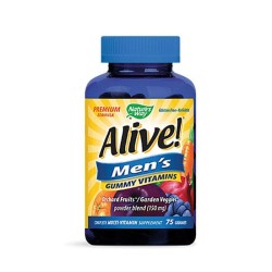 АЛАЙВ ВИТАМИНИ ЗА МЪЖЕ желирани таблетки 100 мг. 75 броя / NATURE`S WAY ALIVE MEN`S GUMMY VITAMINS