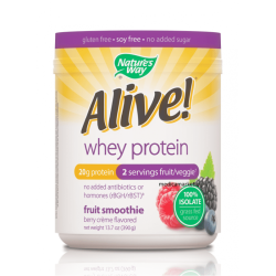 NATURE'S WAY ALIVE WHEY PROTEIN ISOLATE ГОРСКИ ПЛОД 390 гр.
