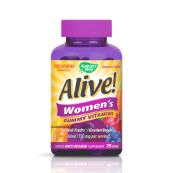 ALIVE WOMEN'S GUMMY VITAMINS МУЛТИВИТАМИНИ ЗА ЖЕНИ 131 мг. 75 желирани табл.