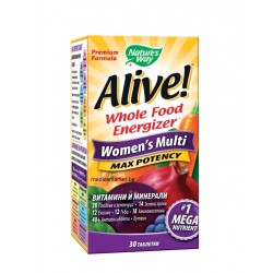 ALIVE WOMEN'S MULTI MAX POTENCY МУЛТИВИТАМИНИ ЗА ЖЕНИ 30 табл.