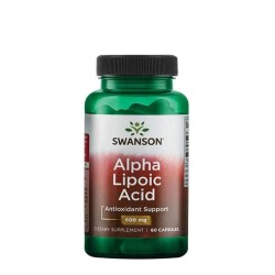 СУОНСЪН АЛФА ЛИПОЕВА К-НА капсули 600 мг. 60 броя /  ALPHA LIPOIC ACID