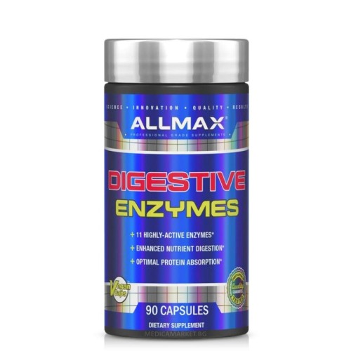 ALLMAX NUTRITION DIGESTIVE ENZYMES + PROTEIN OPTIMIZER 90 капс.