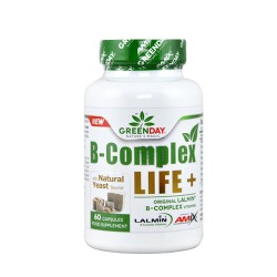 АМИКС ГРИЙН ДЕЙ Б-КОМПЛЕКС ЛАЙФ ФОРТЕ+ капсули 60 броя/  GREEN DAY B-COMPLEX LIFE FORTE+ capsules 60