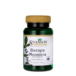 СУОНСЪН БАКОПА МОНИЕРИ капсули 50 мг. 90 броя /  BACOPA MONIERI